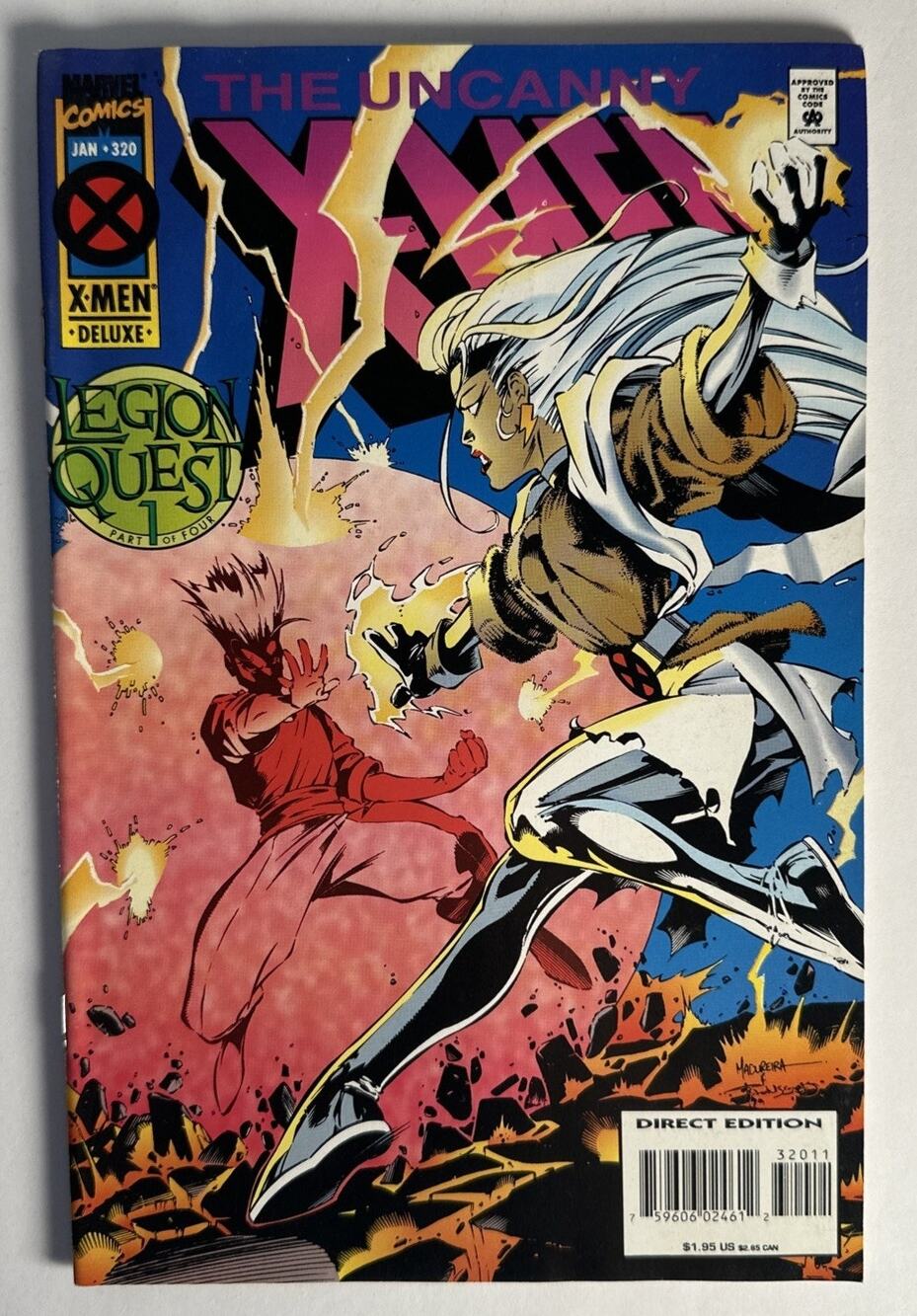 The Uncanny X-Men #320 Wizard Cover 1995 Marvel Comics NM